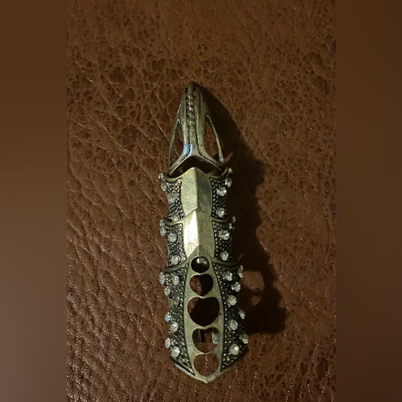 Vintage Full Finger Ring - Picture 1 of 3